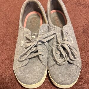 Keds Charcoal Lace-Up Sneakers